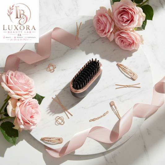 Luxora Beauty Lab SA™ | Tiny Tool, Big Hair — 2-in-1 Compact Brush