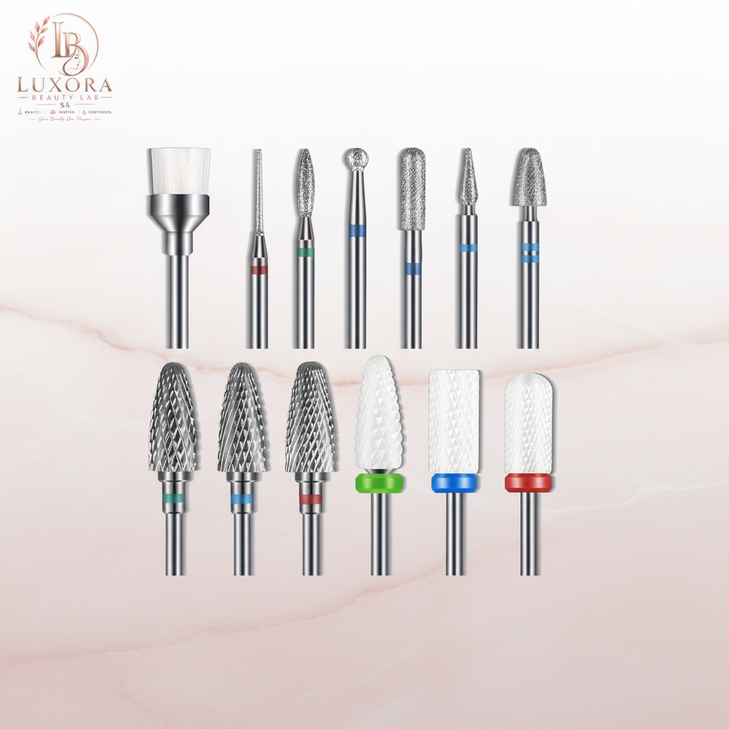 Diamond Carbide Nail Drill Bits Set | 3/32'' – Luxora Beauty Lab SA™