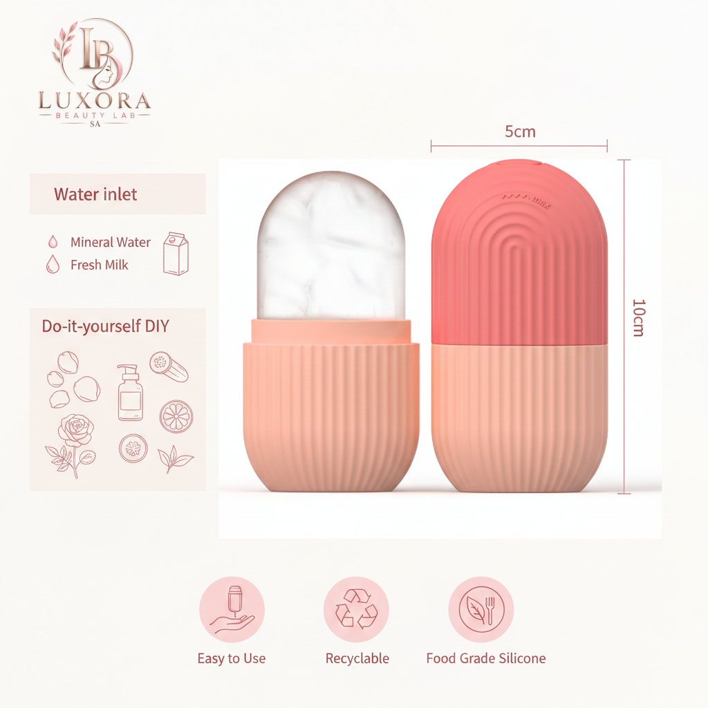 Luxora Beauty Lab SA™ Ice Roller for Face – Cooling Glow Tool